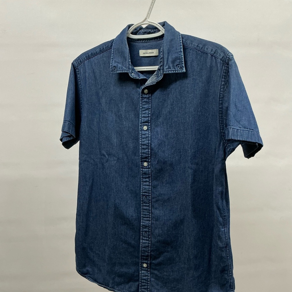 Jack & Jones Dark Blue Casual Shirt